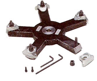 Комплект звезда FTD TRILEX или FTЕ TRILEX для центровки колеса на валу грузового балансировочного станка